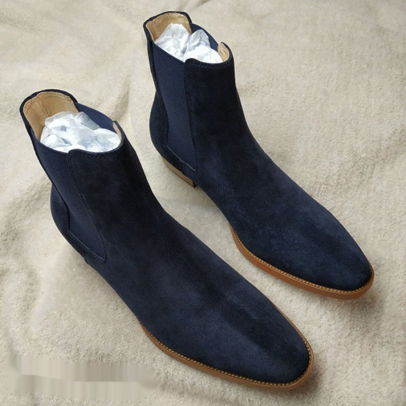 Men's Fall Winter All-match Buckskin Martin Boots