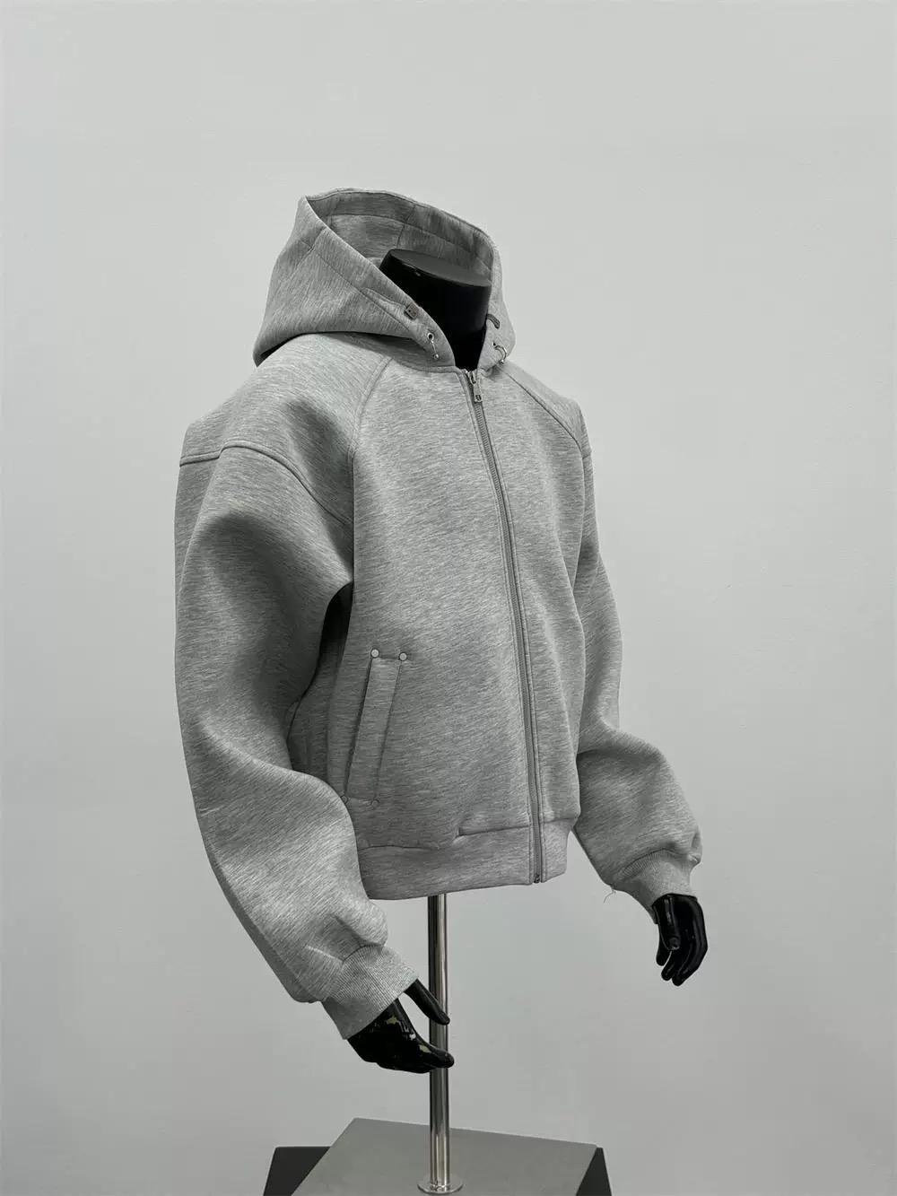 Winter Loose Retro Zipper Cardigan Sweater men