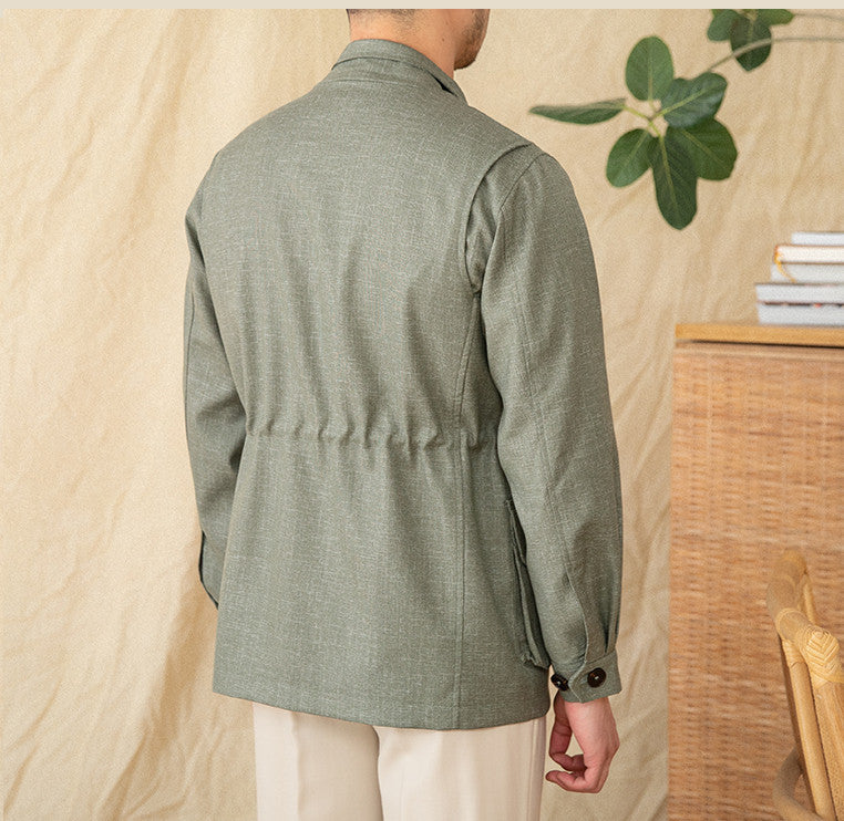 Thin Non-ironing Retro Petty Cash Suit Jacket