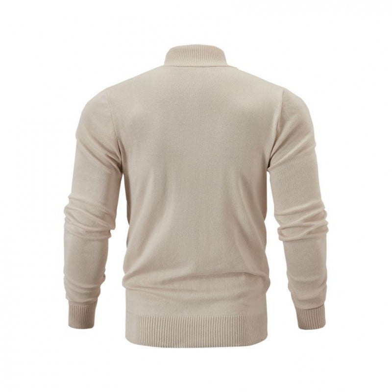 Stand Collar Casual Sports Sweater