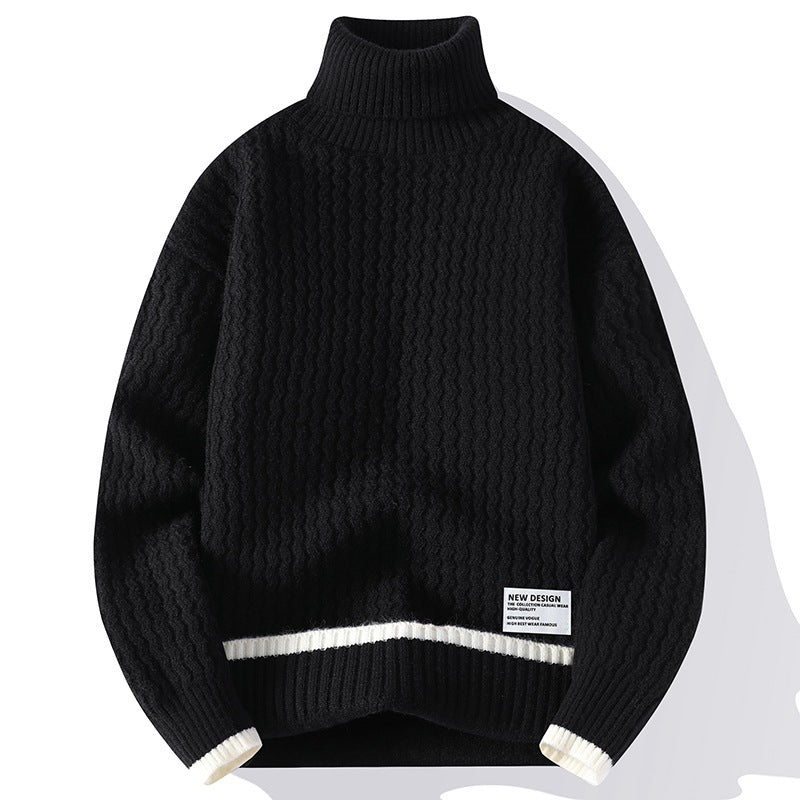 Mock Neck Sweater Men
