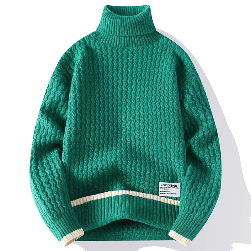Mock Neck Sweater Men