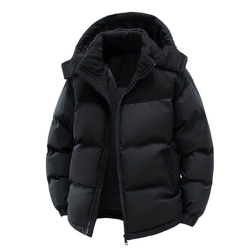 Detachable Hat Cotton-padded Coat For Couple