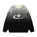 Gradient Warm And Loose Long Sleeve Round Neck Sweater