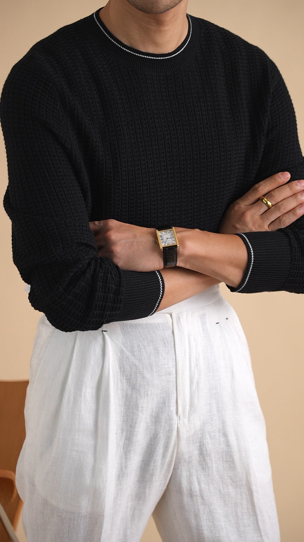 Autumn And Winter Men's Long-sleeved Business Casual sweatshirt