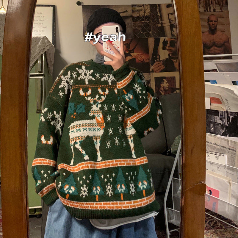 Men's Loose Pullover Christmas Sweater