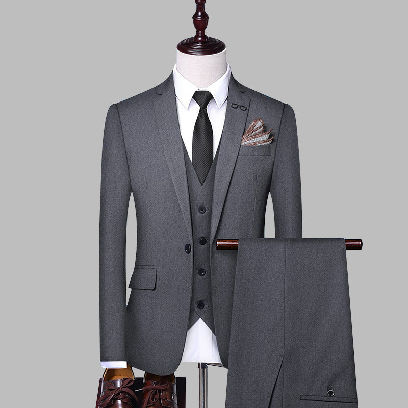 Men's Spring And Autumn Business Groom Banquet Marriage Dress suit