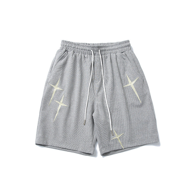 Embroidered Track Shorts For Men