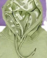 Brushed Hoody Silk Lining Hat Cotton Mixed Polyester hoodie