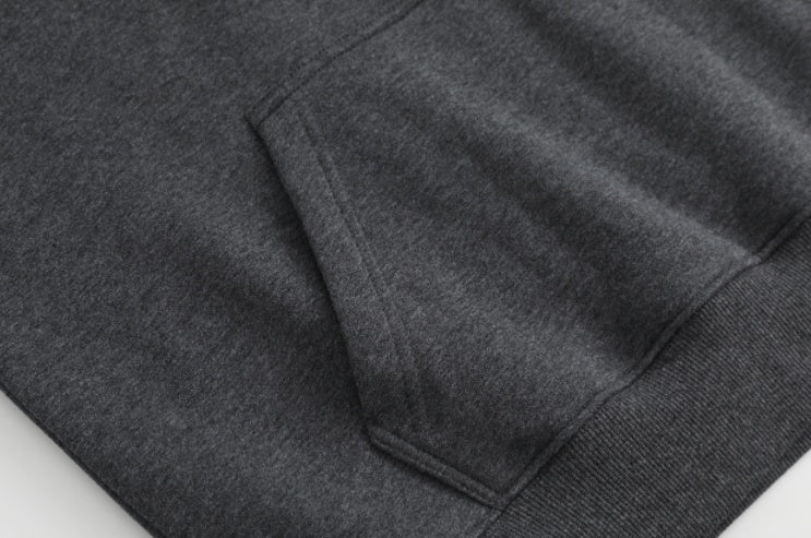 Fleece Hooded Sweatshirt With Rope