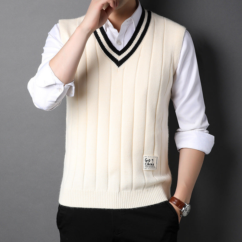 Men's Sleeveless Thermal Sweater