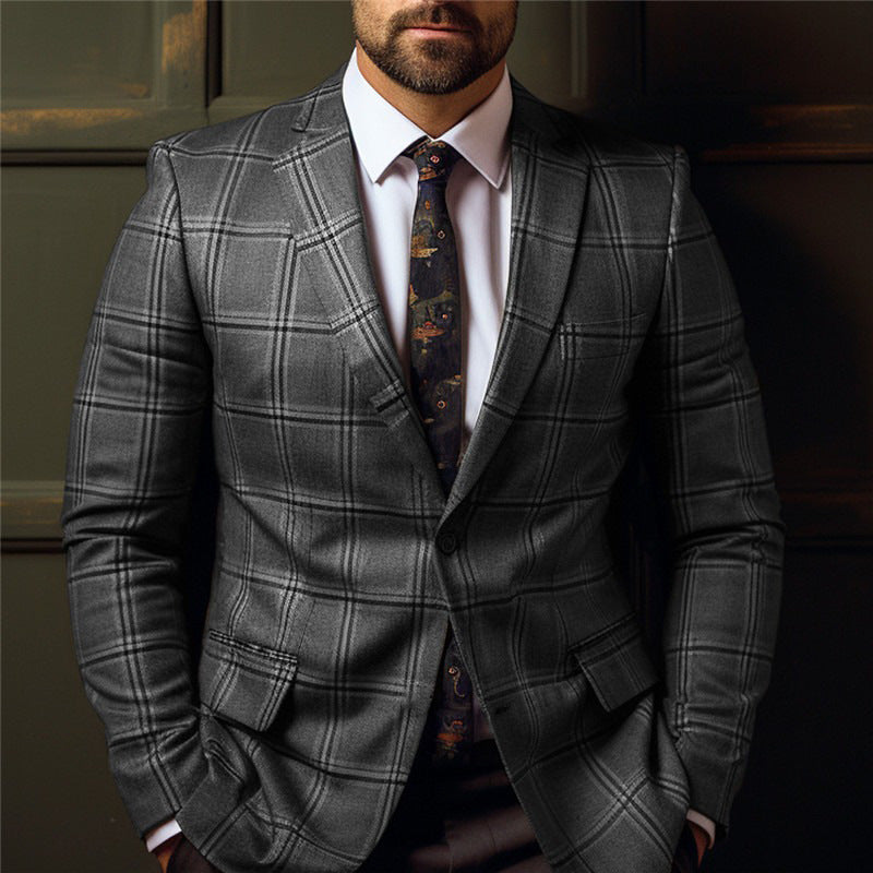 Design Retro Plaid suit