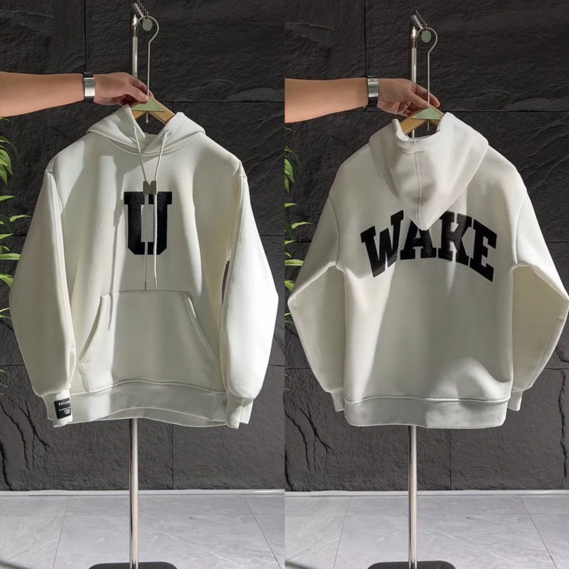 High-grade Loose All-match Letters Long Sleeve Casual hoodie