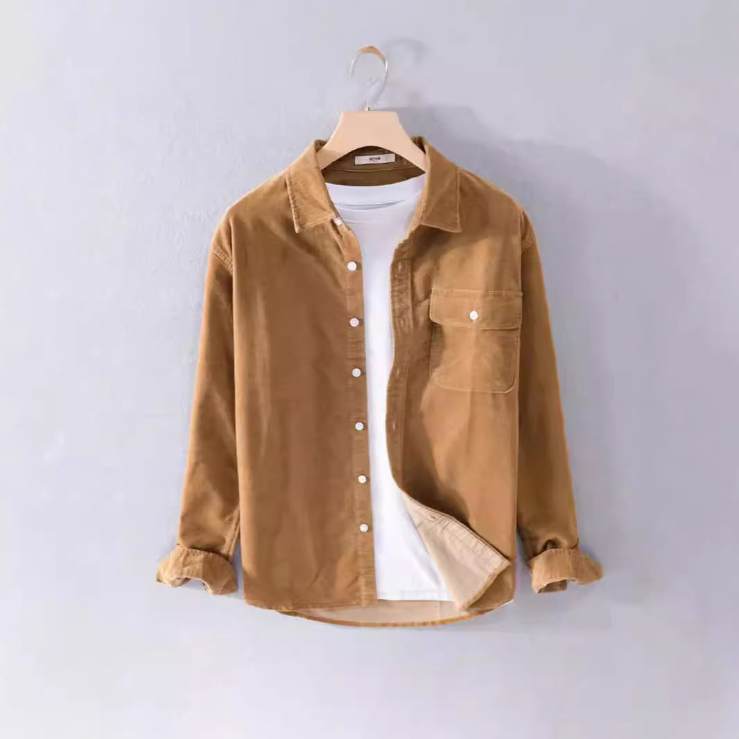 Loose Long-sleeved Shirt For Men