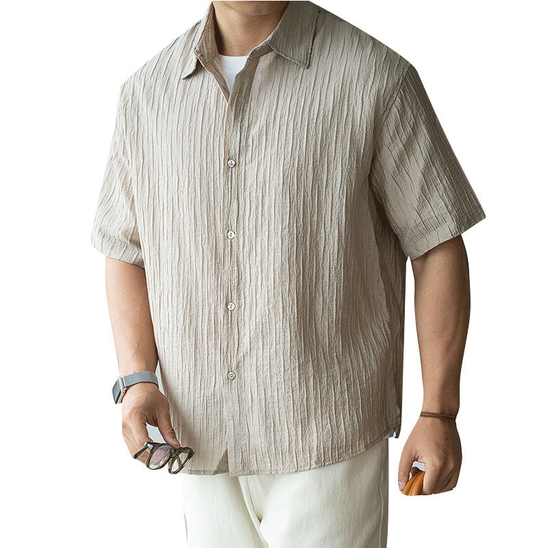 Slightly Wrinkled Light Business shirt