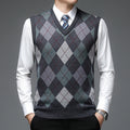 Men Sleeveless Knitted Sweater