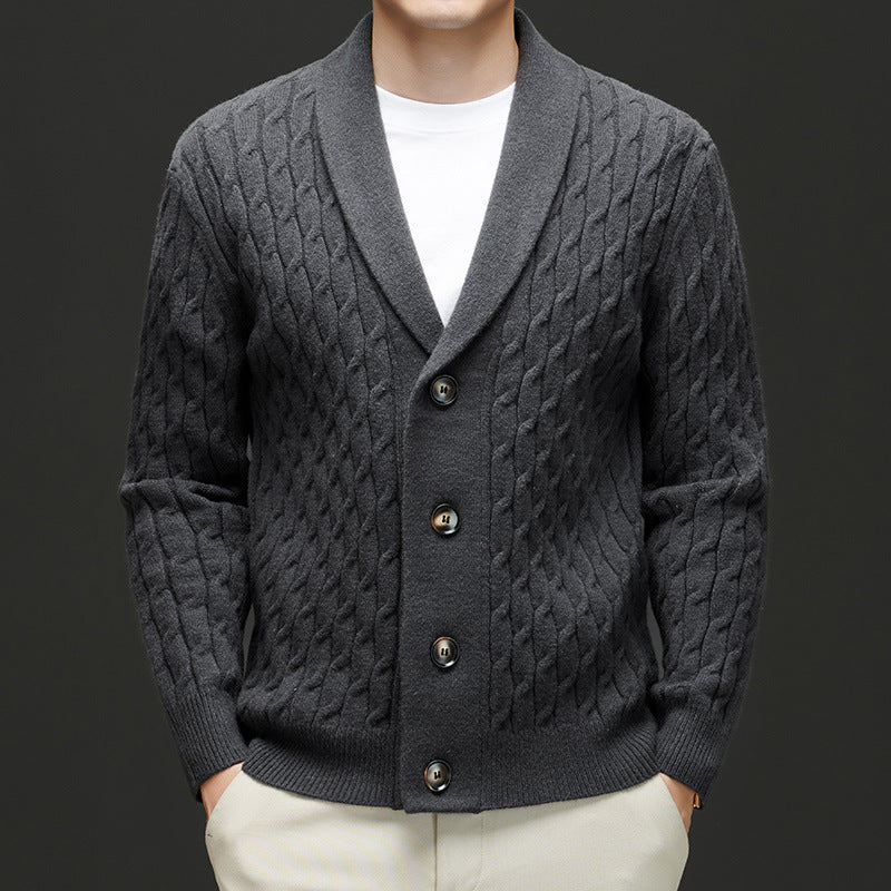Men's Knitwear Cardigan Casual Coat Sweater