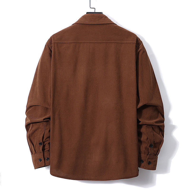 Long Sleeve Men's Corduroy Shirt