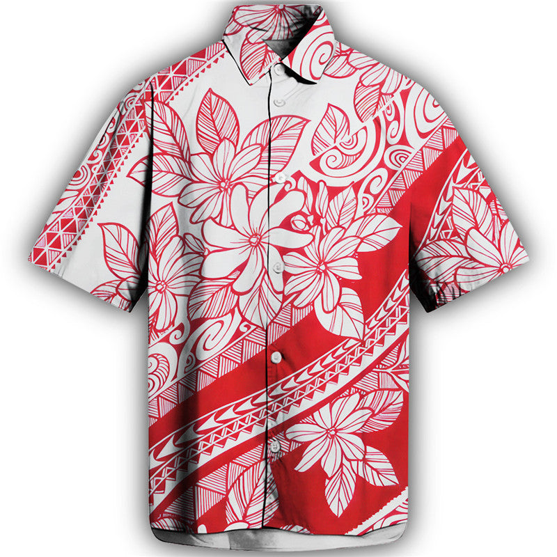 Summer Loose Short Sleeve Lapel Shirt