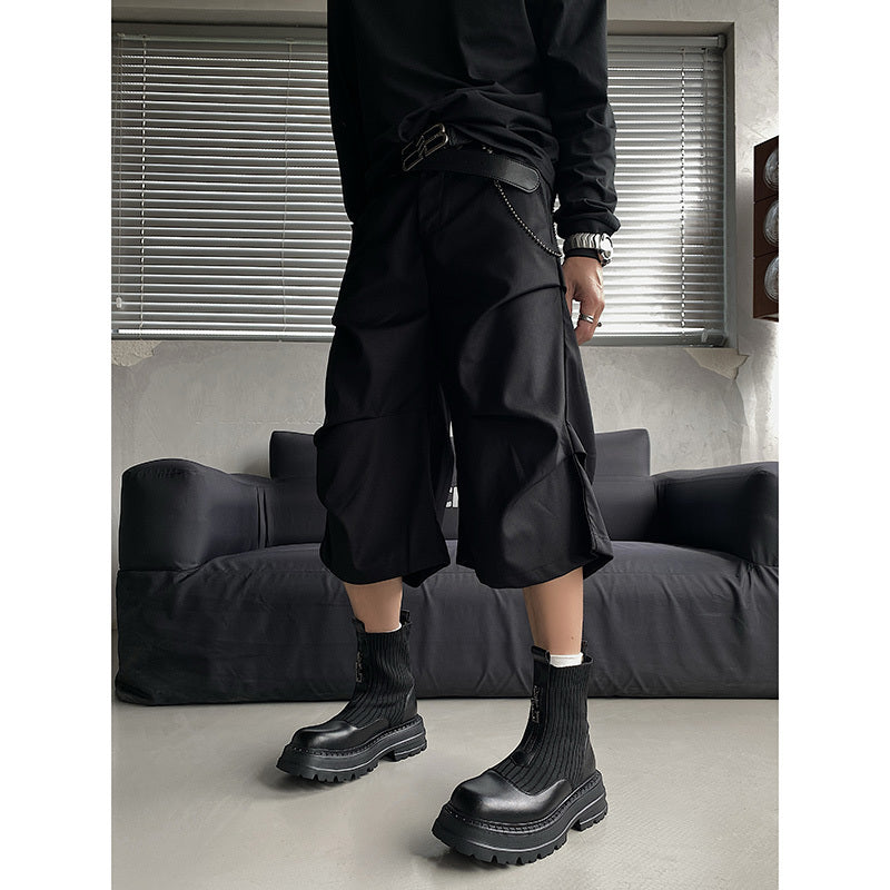 Autumn And Winter Leather Martin Boots High-top Leather Fleece-lined boots