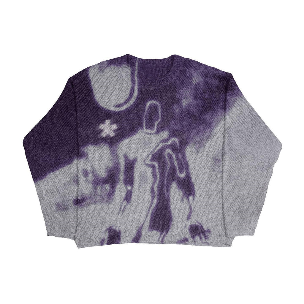 Men's Creative Pattern Printing Loose Casual Sweater