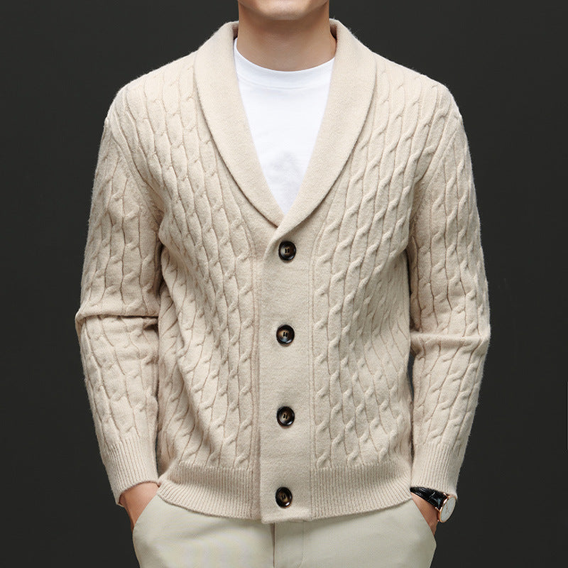 Men's Knitwear Cardigan Casual Coat Sweater