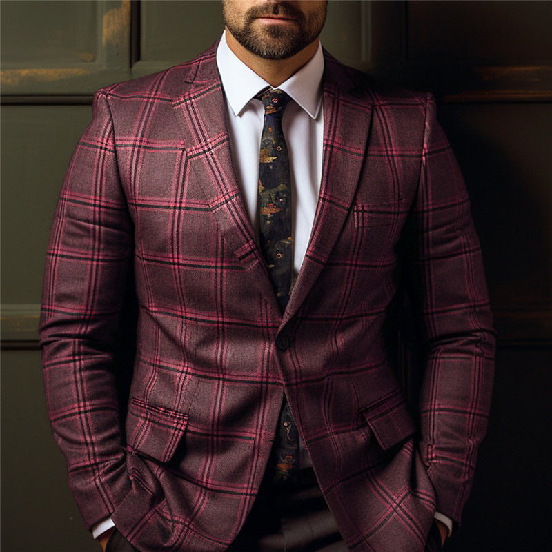 Design Retro Plaid suit