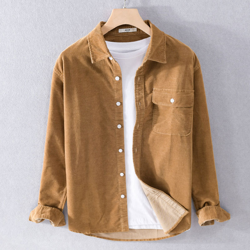 Loose Long-sleeved Shirt For Men