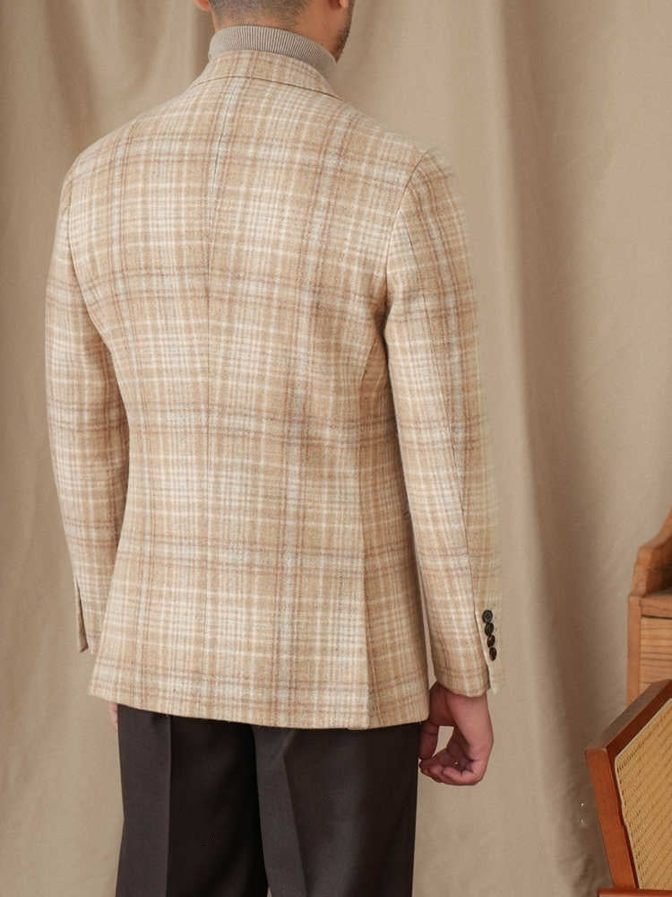 Wool Retro Slim Fit All-match Suit