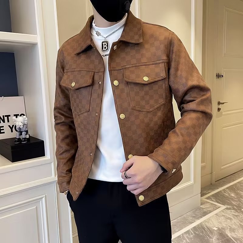 Spring And Autumn Collar Jacket Men