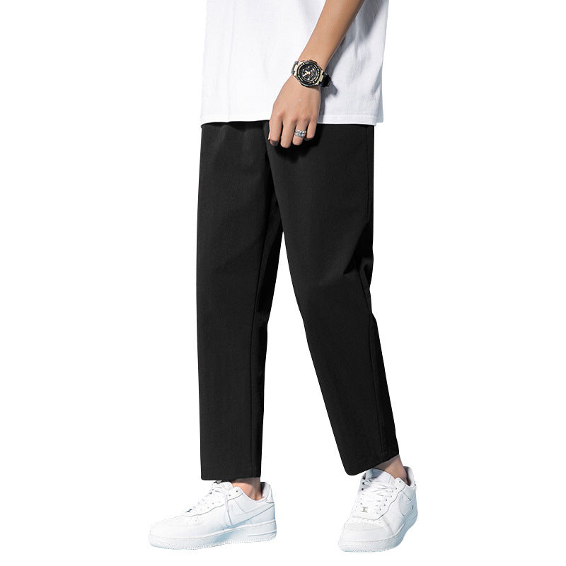 Mens Casual Solid Color Pants