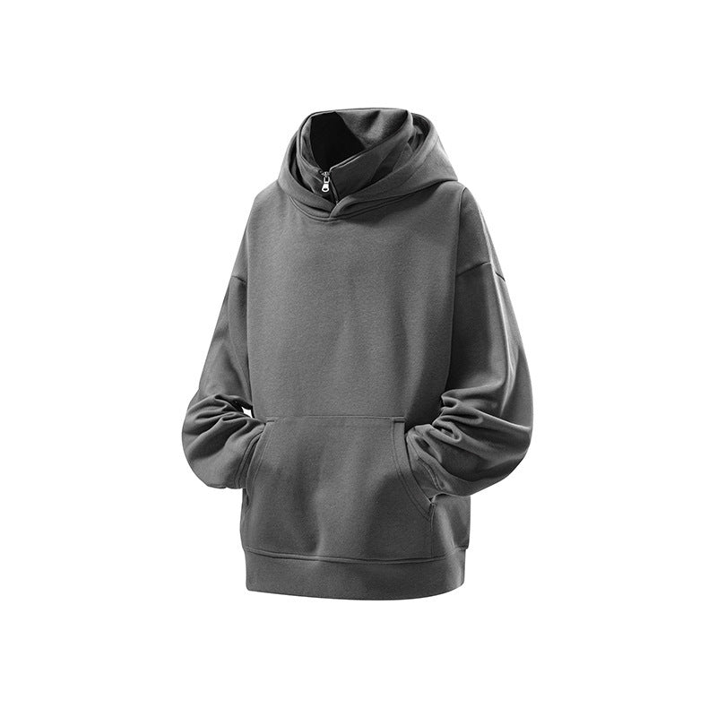 Men's Women's Hoodie Cotton Baggy Coat