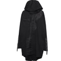 Original Dark Retro Patchwork RO Hooded Trench Coat