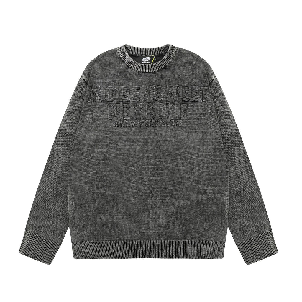 Retro Brocade Thickened Knitting Sweater