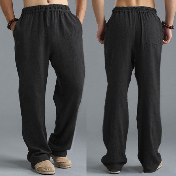 Men's Breathable Linen Loose Casual Pants