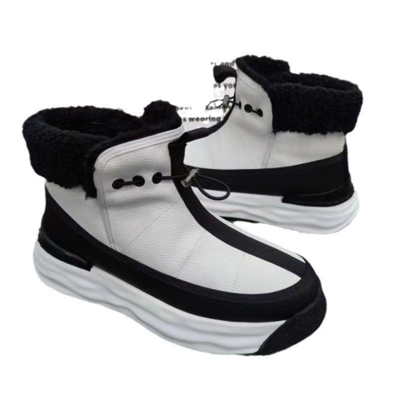 High-top Platform Men's Genuine Leather Shoes