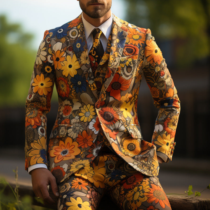 Men's Personality Cool Suit
