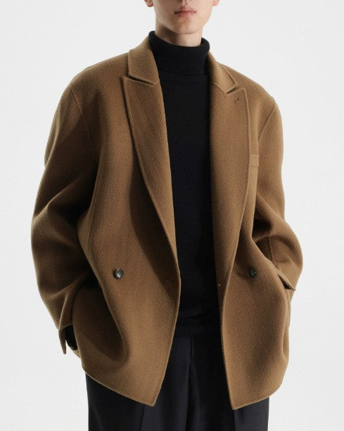 Double-faced Woolen Suit Wool Coat For Men