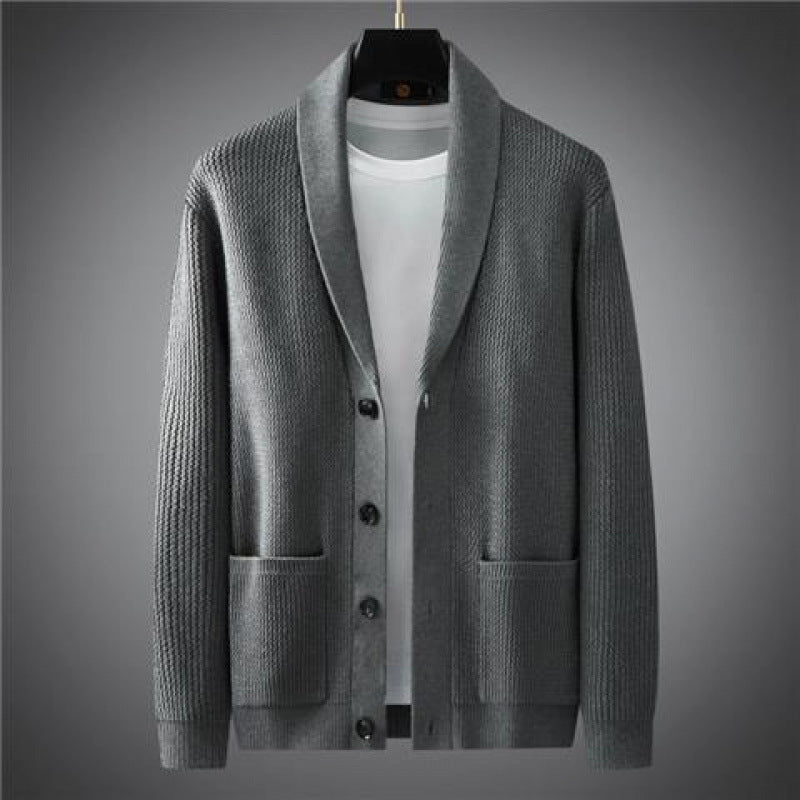 Casual Knitted Coat Men's Comfortable Fashion Slim Fit sweater