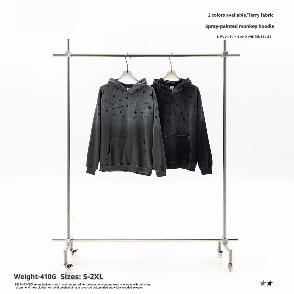 Autumn Heavy Craft High Street Men's hooded sweater