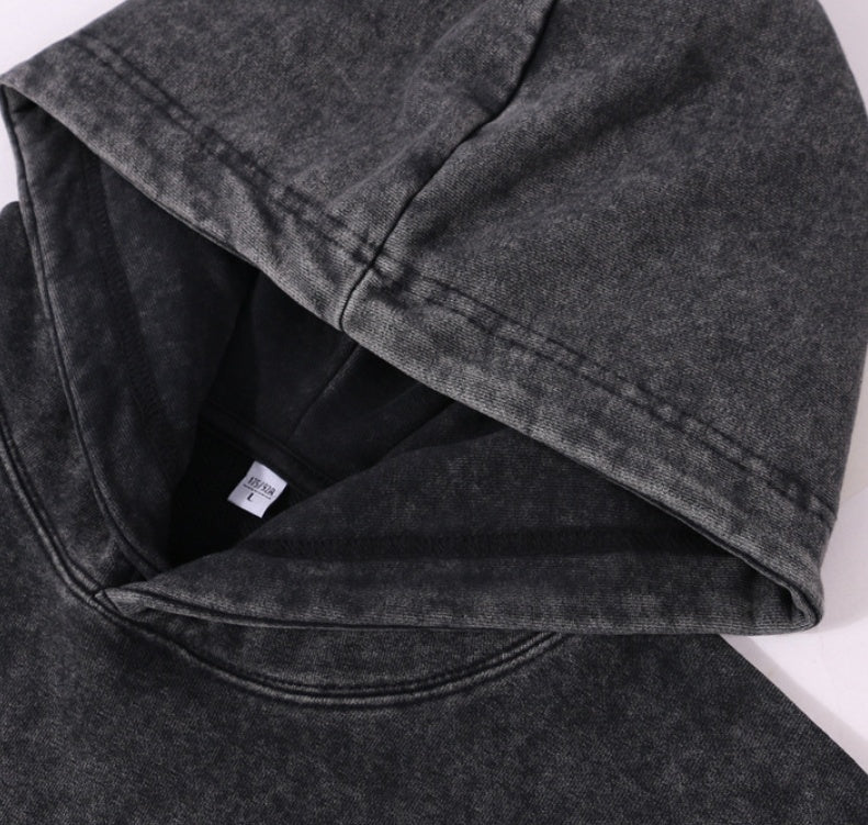 Men's Retro Fried Snowflake Baggy hoodie