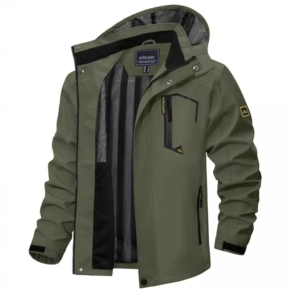 Casual Fall Men's Long Sleeve Hooded Jacket Coat