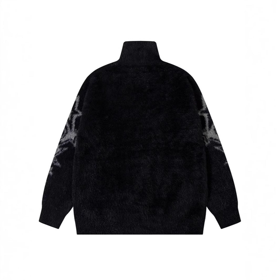 Polyester Fall Winter Men's Knitted Sweater