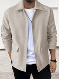 Men's Button-Up Design Casual Jacket