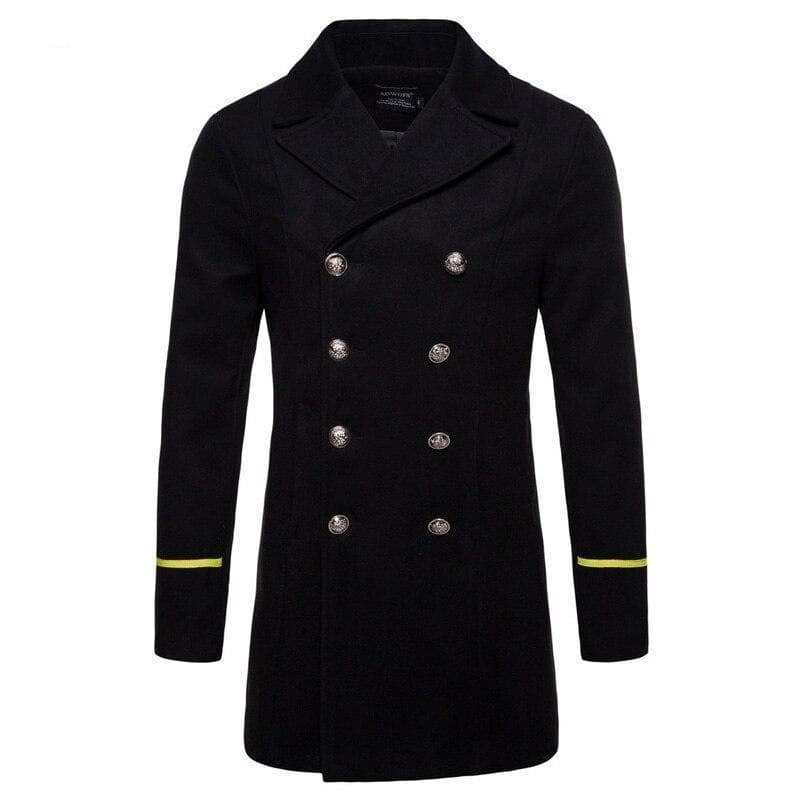 Mid-length Men's Trench Coat