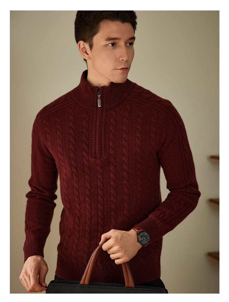 Pure Wool Twisted Sweater