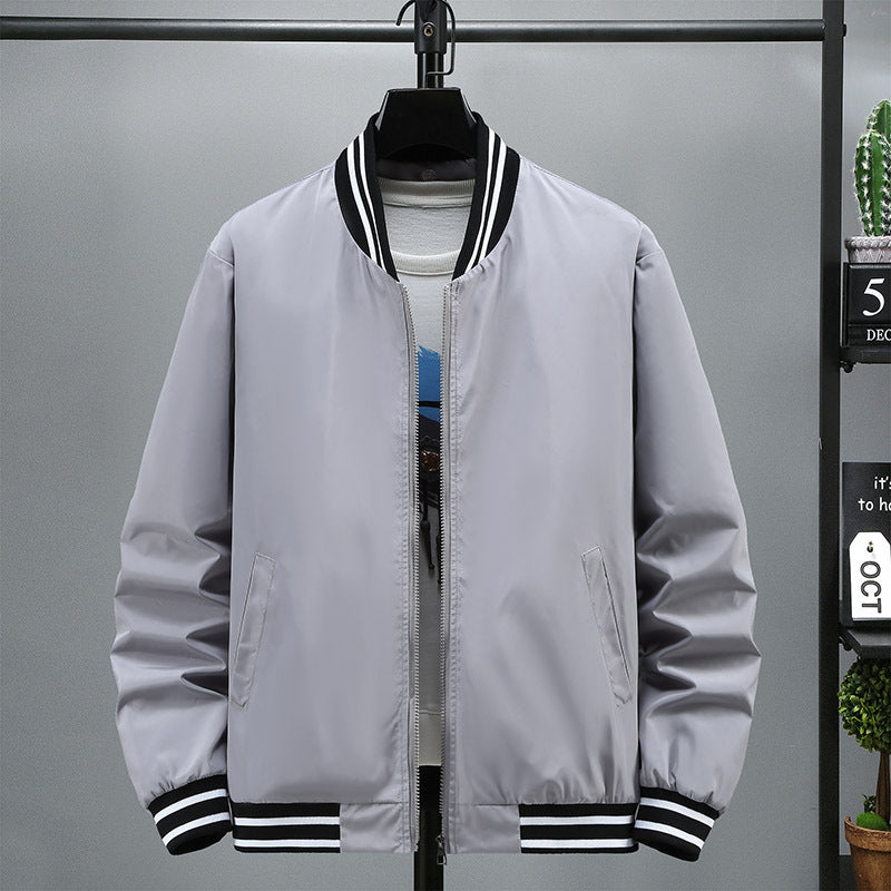 Stand Collar Spring And Autumn Loose All-matching Casual jacket