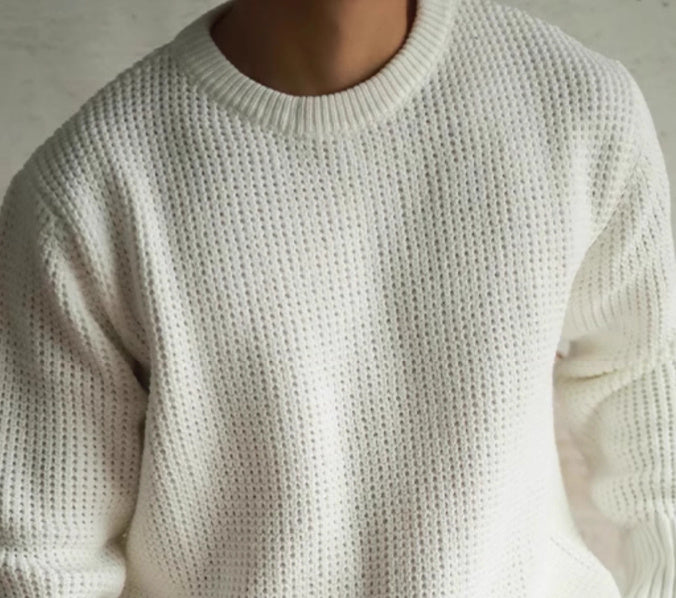 Pullover Crew Neck Sweater Men