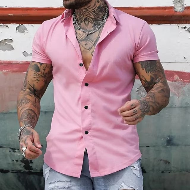 Men's Casual Solid Color Shirt