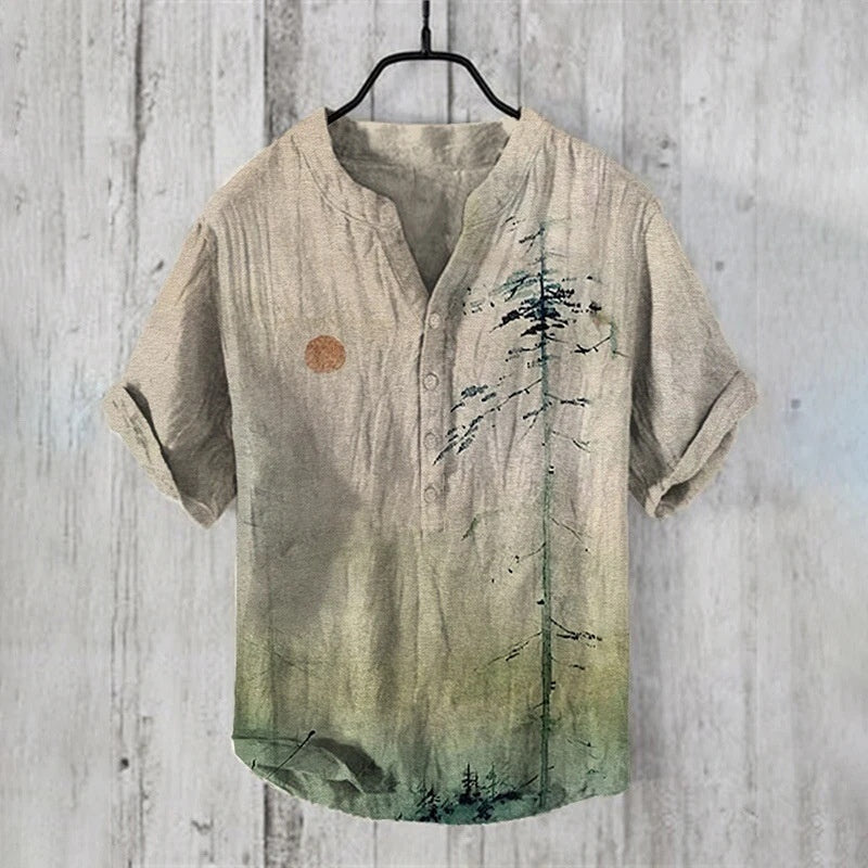 Men's three Breasted shirt